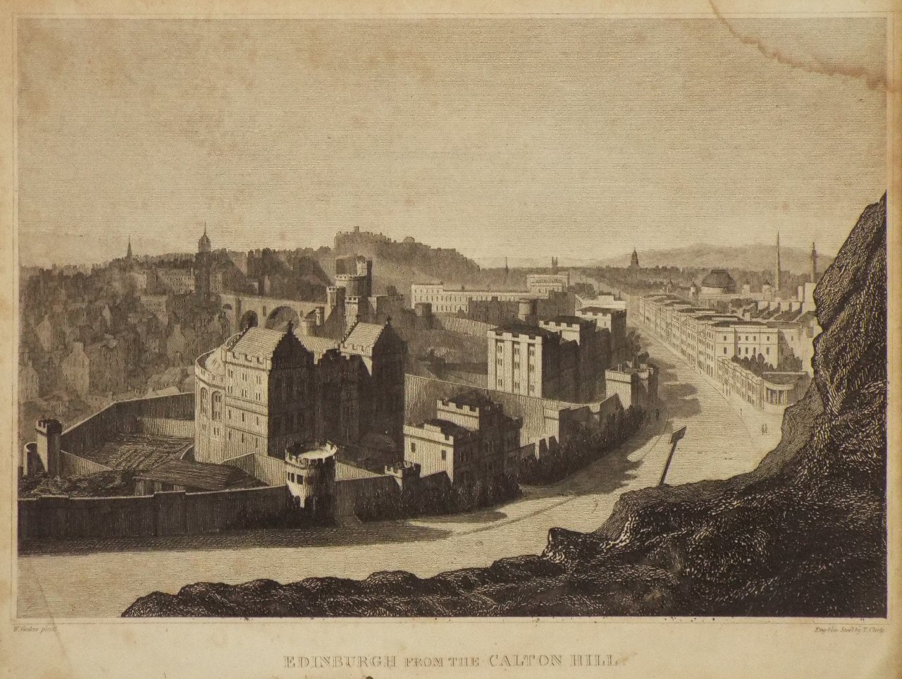 Print - Edinburgh from the Calton Hill.